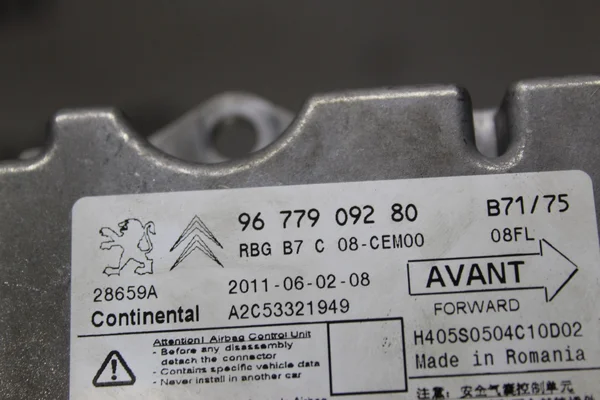 Блок управління AIRBAG 9677909280